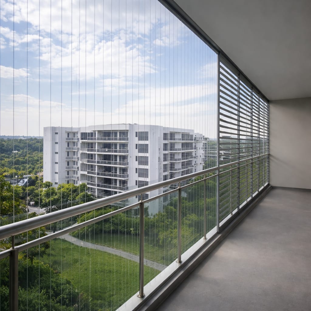 Balcony Invisible Grills