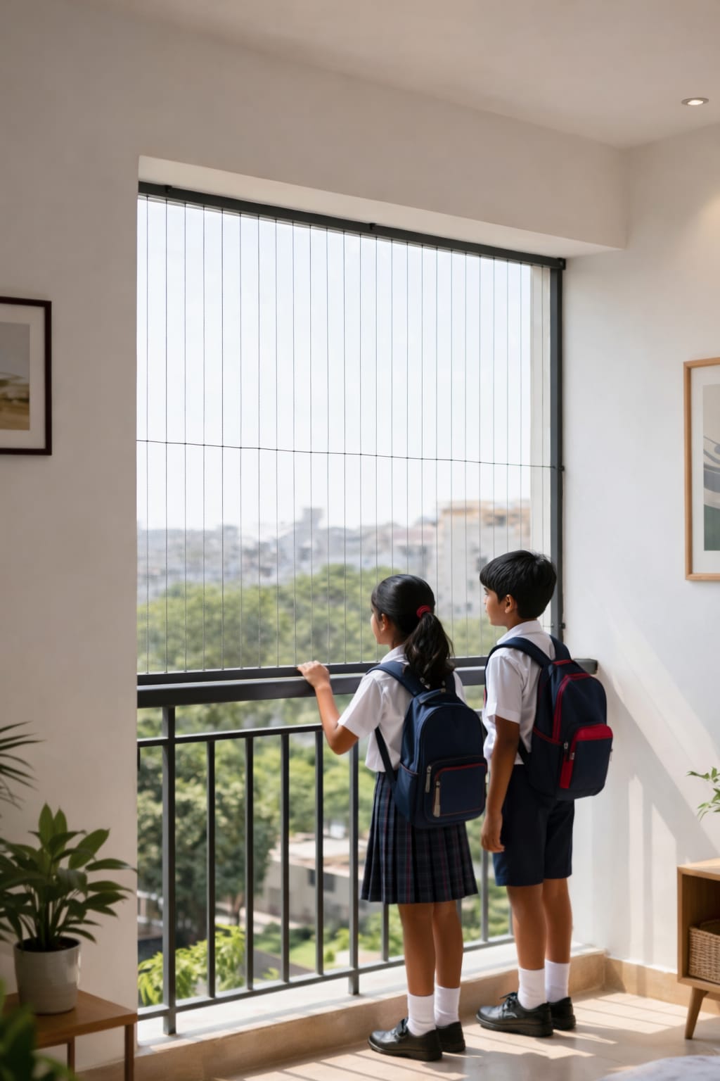 Children Safety Invisible Grills